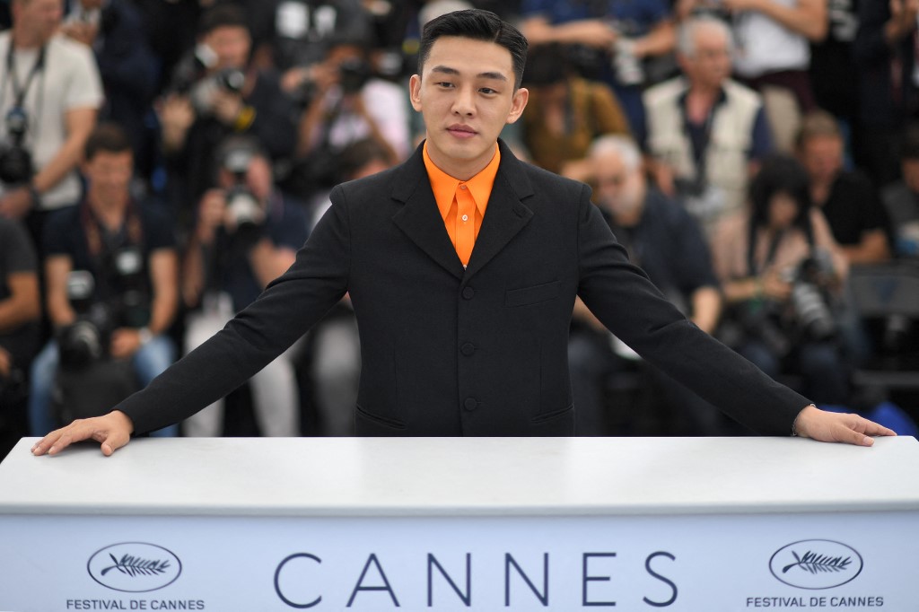 Yoo Ah-in participó de los premios Cannes en 2018 (Foto: AFP).