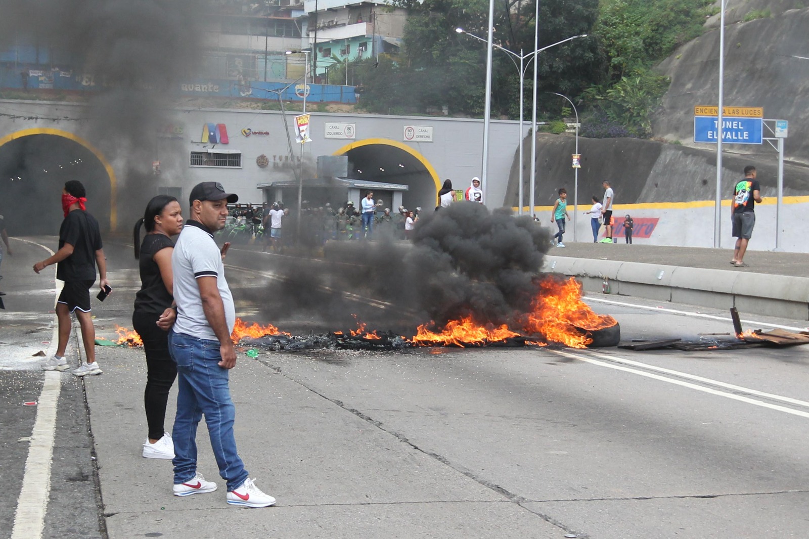 Disturbios en Venezuela.