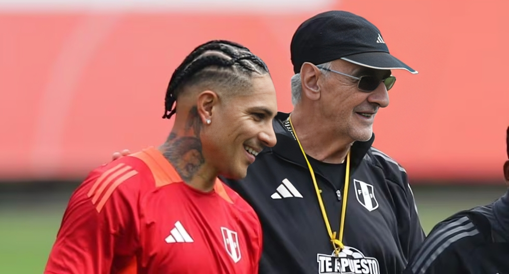 Jorge Fossati y Paolo Guerrero en la Selección Peruana