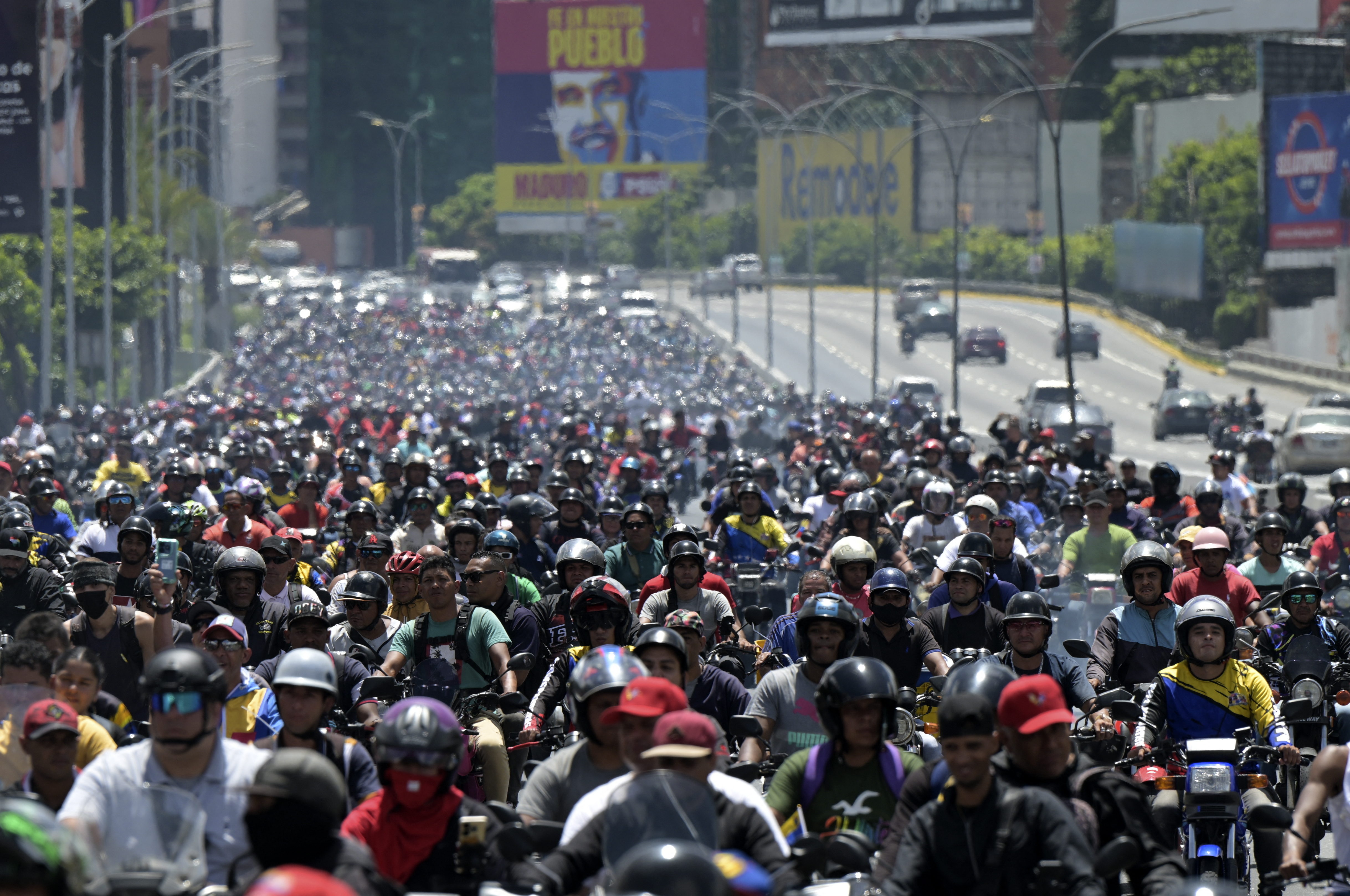 Protestas en Venezuela. (AFP)