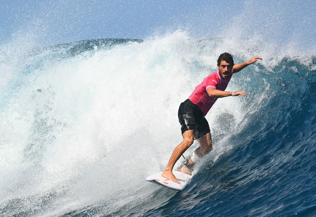 Alonso Correa quedó en cuarto lugar en los Juegos Olímpicos de surf en París 2024.