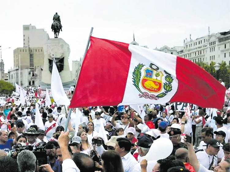 Marcha en Perú