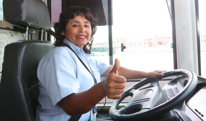 Mujeres conductoras de la ATU