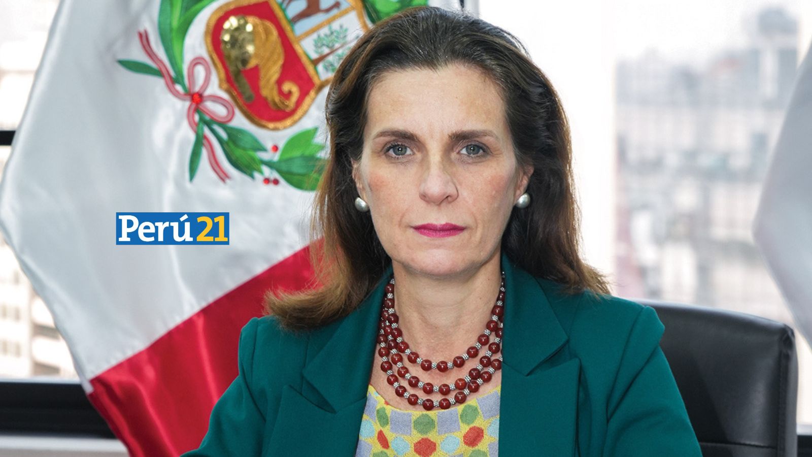 Ministra de Vivienda Hania Pérez de Cuellar