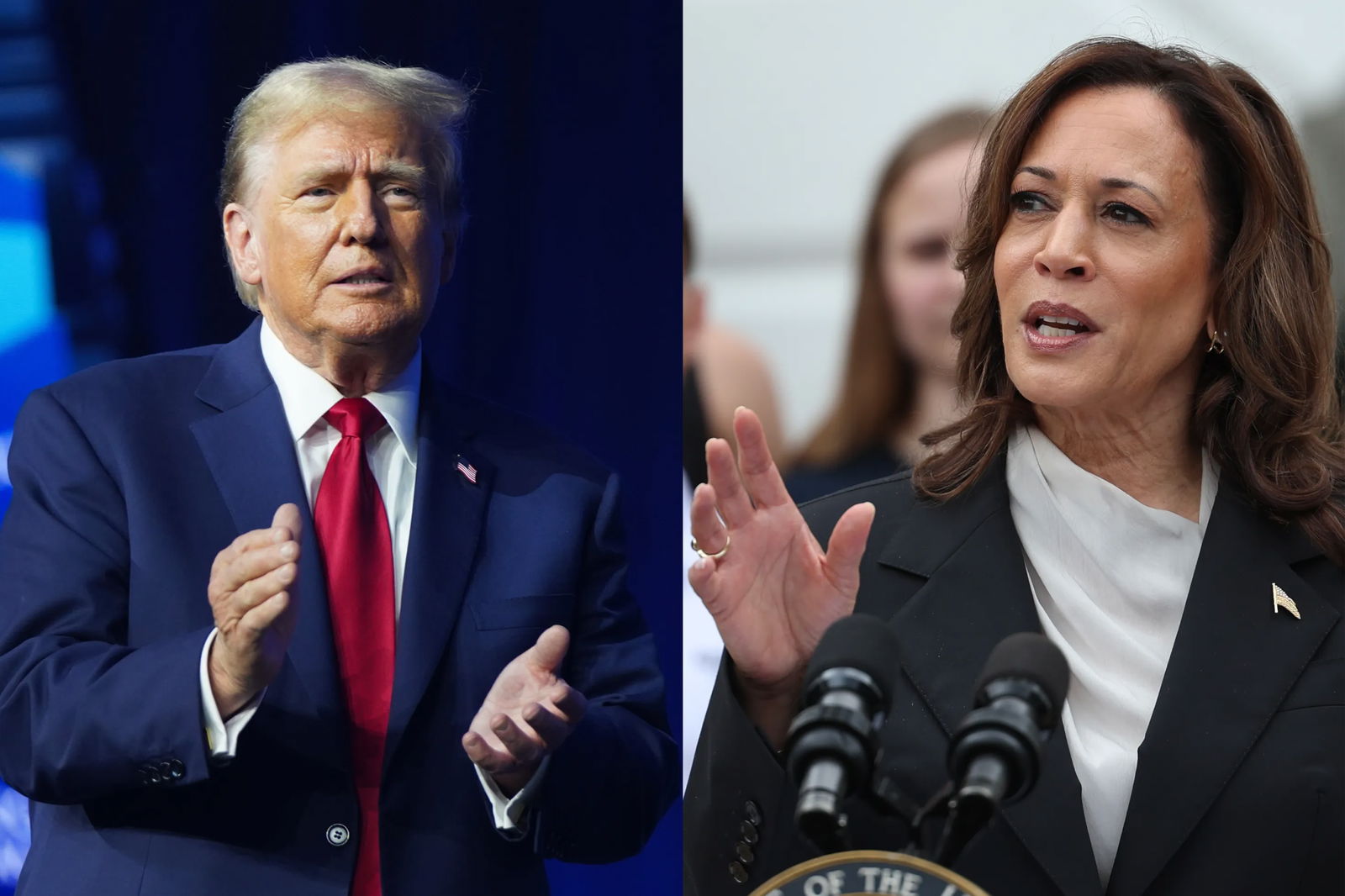  EFE/ARCHIVO trump kamala harris