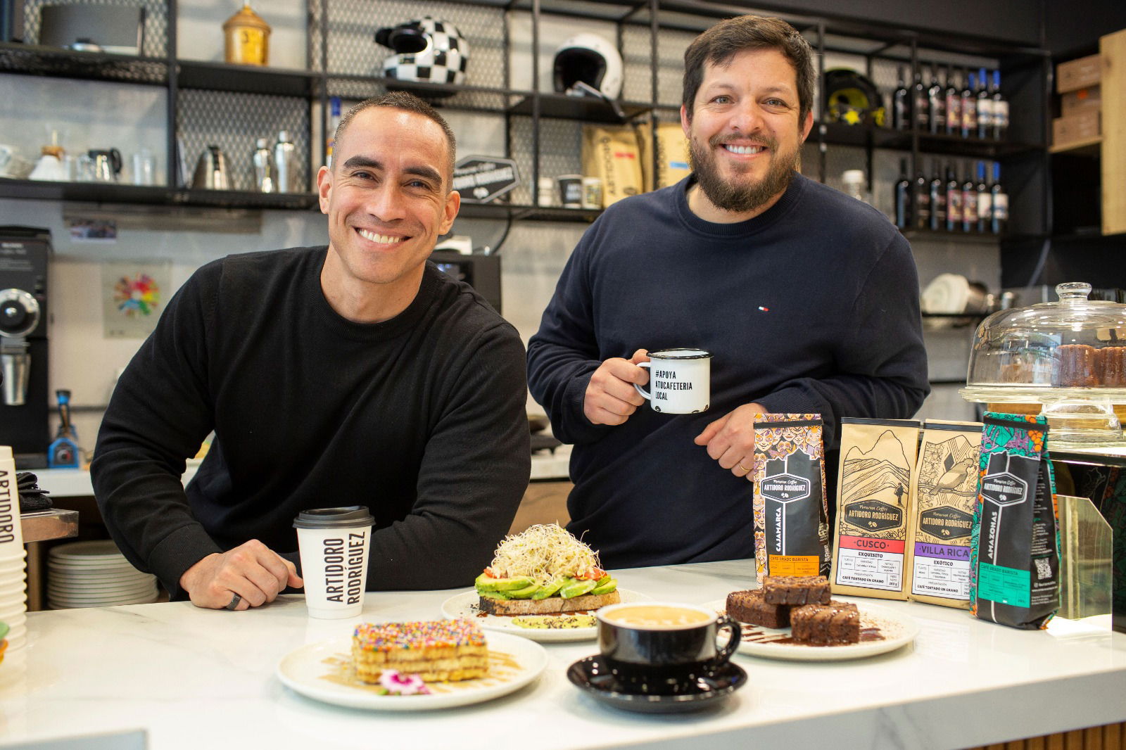 Degustación gratuita de café. 