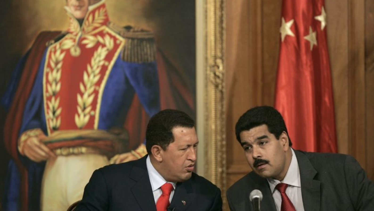 Chávez y Maduro. 