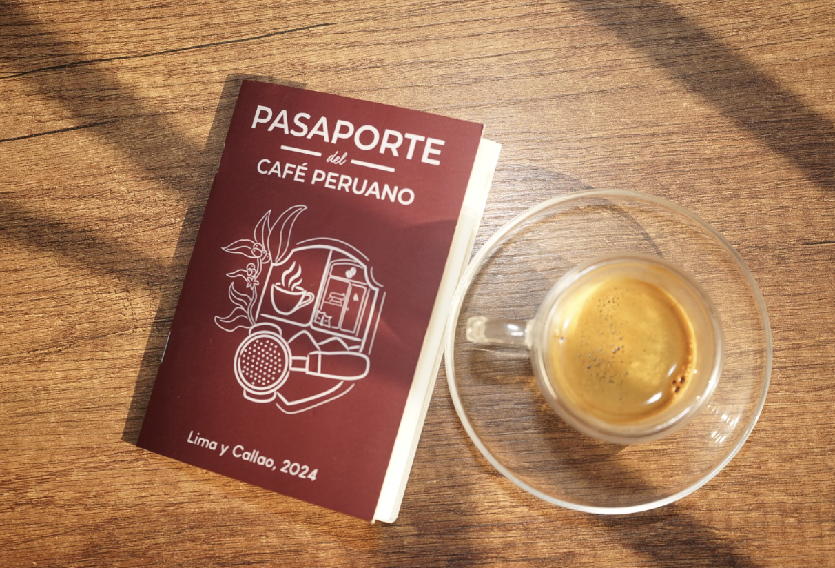 Pasaporte del café peruano. 