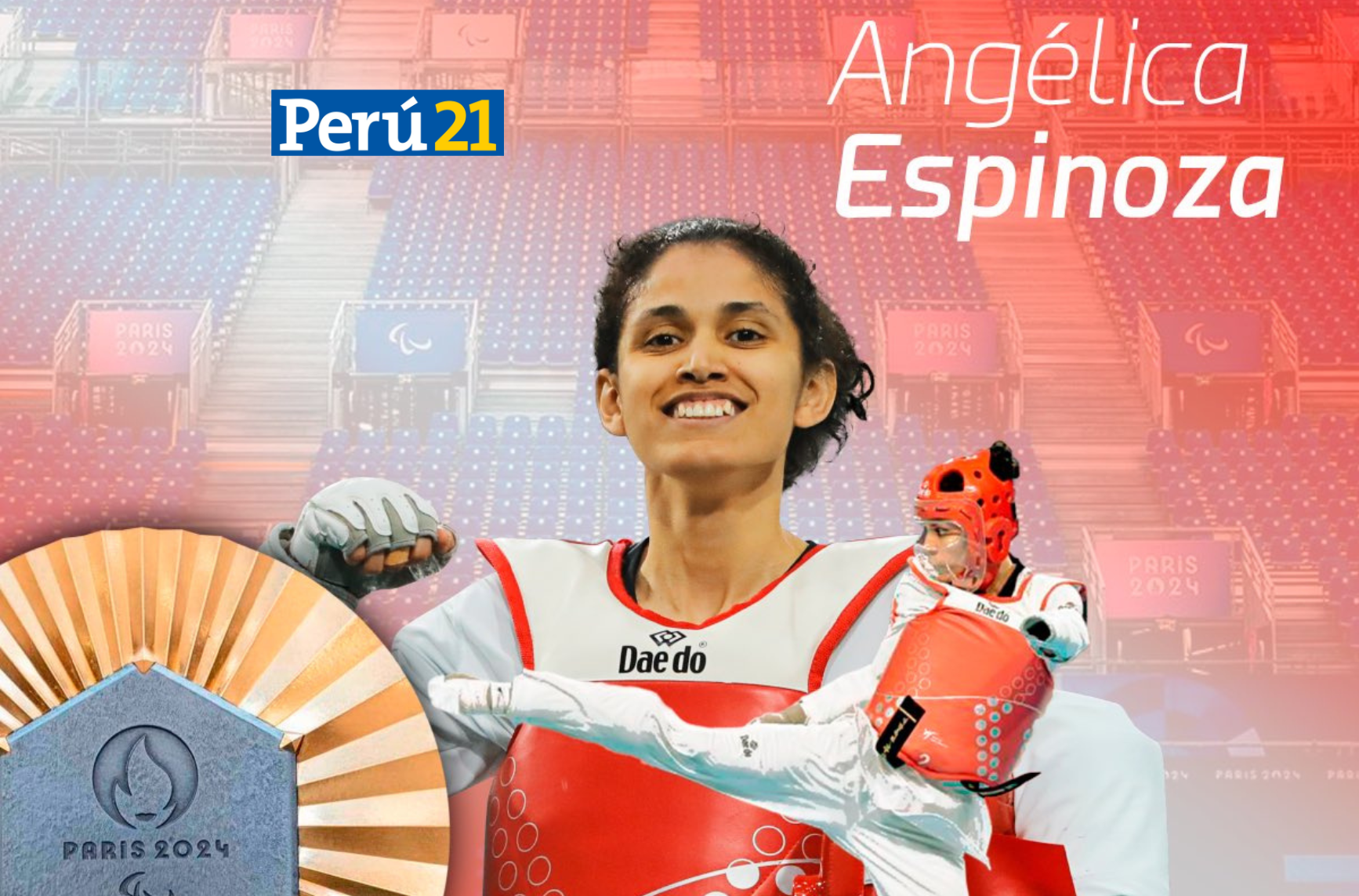 Angélica Espinoza ganó su segunda medalla de oro en Juegos Paralímpicos