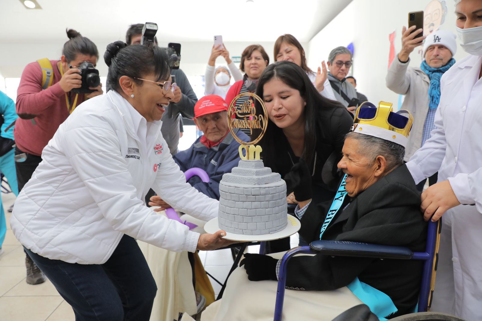 Así fue la celebración a Aniceto Pauccara. Foto: MIMP