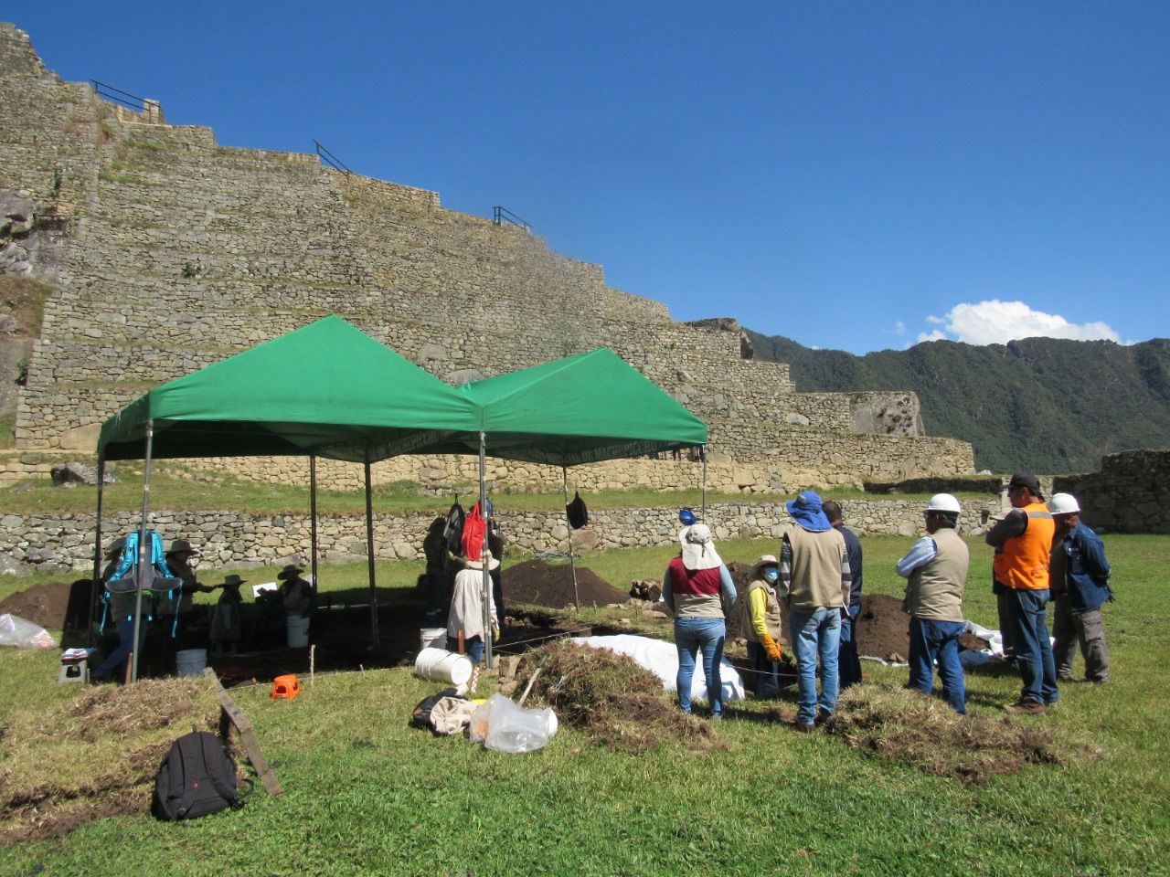 Machu Picchu trabajos arqueológicos