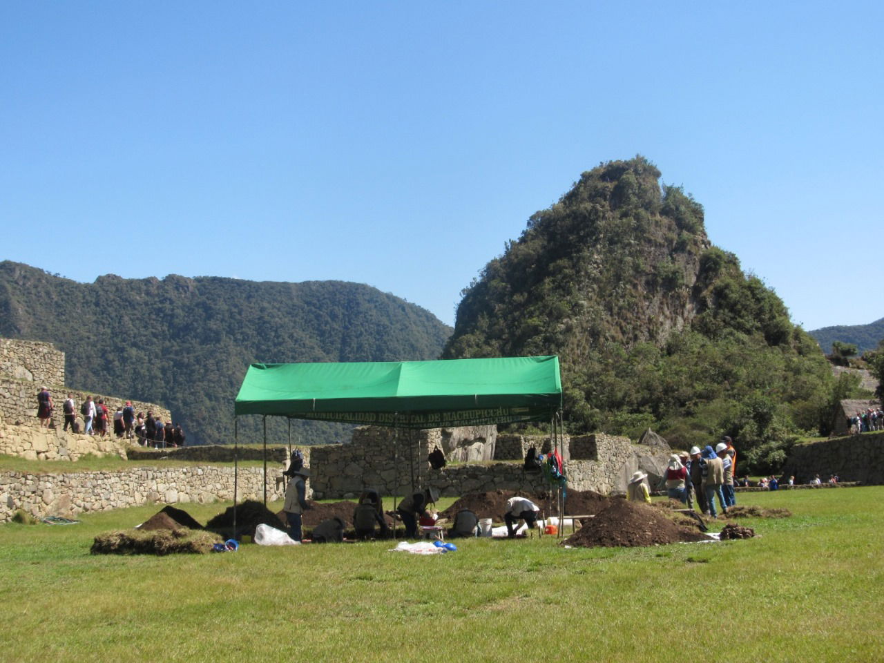 Machu Picchu trabajos arqueológicos