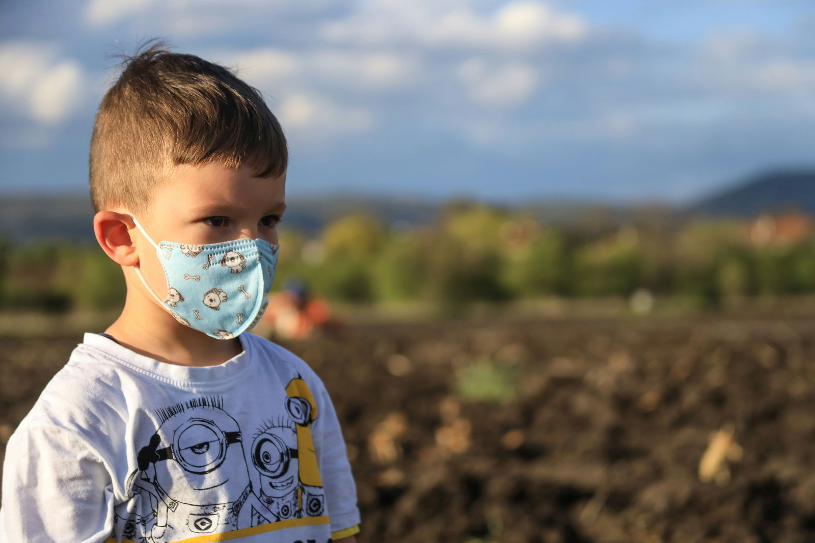 Niño con alergias