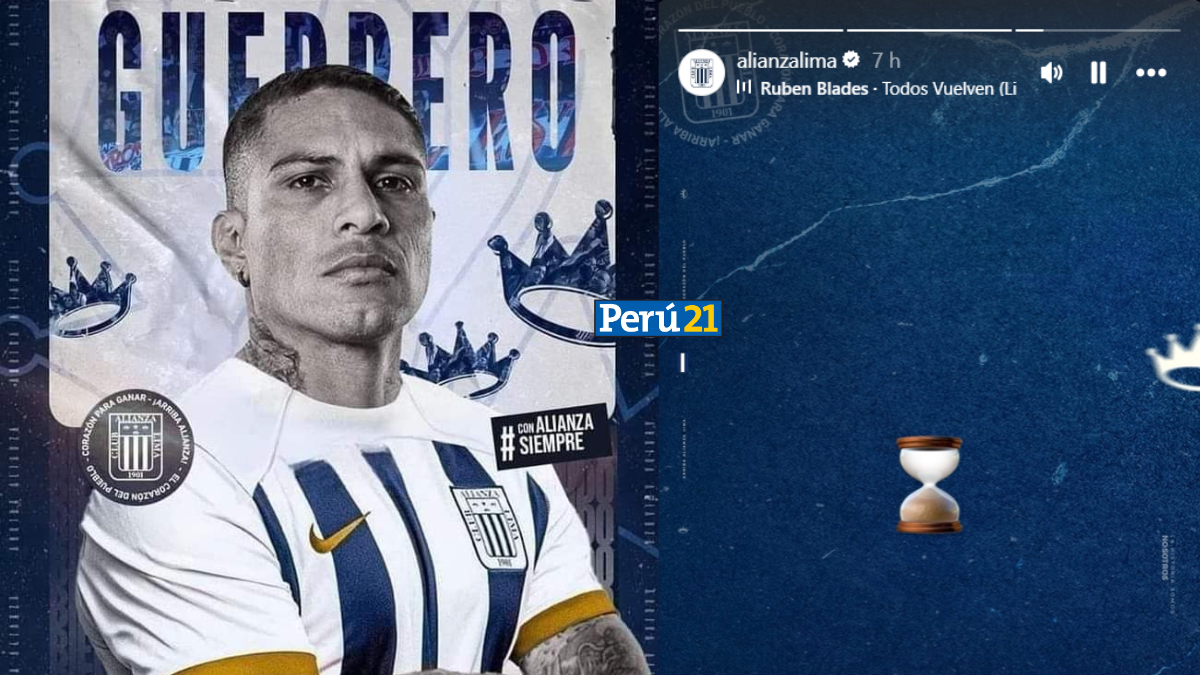 Paolo Guerrero se formó en Alianza Lima, pero partió sin debutar profesionalmente