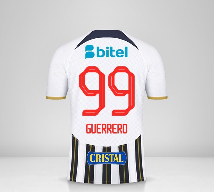 Paolo Guerrero usaría la camiseta número 99 en Alianza Lima