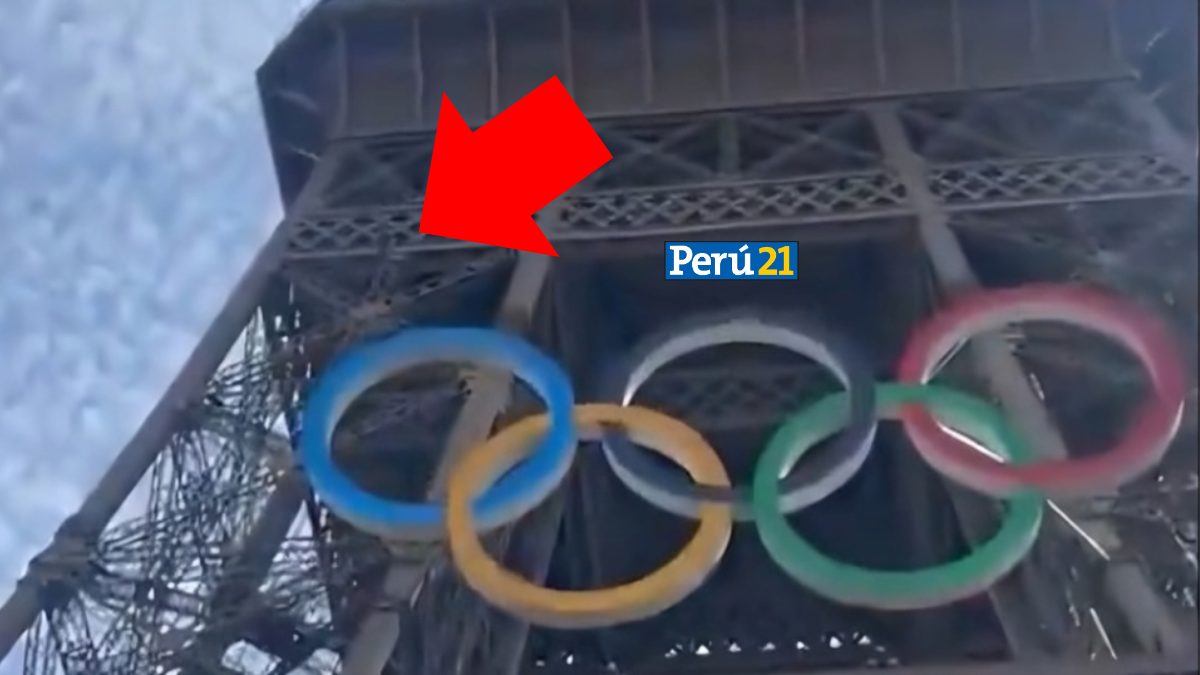 Hombre escala Torre Eiffel horas antes de la clausura de París 2024