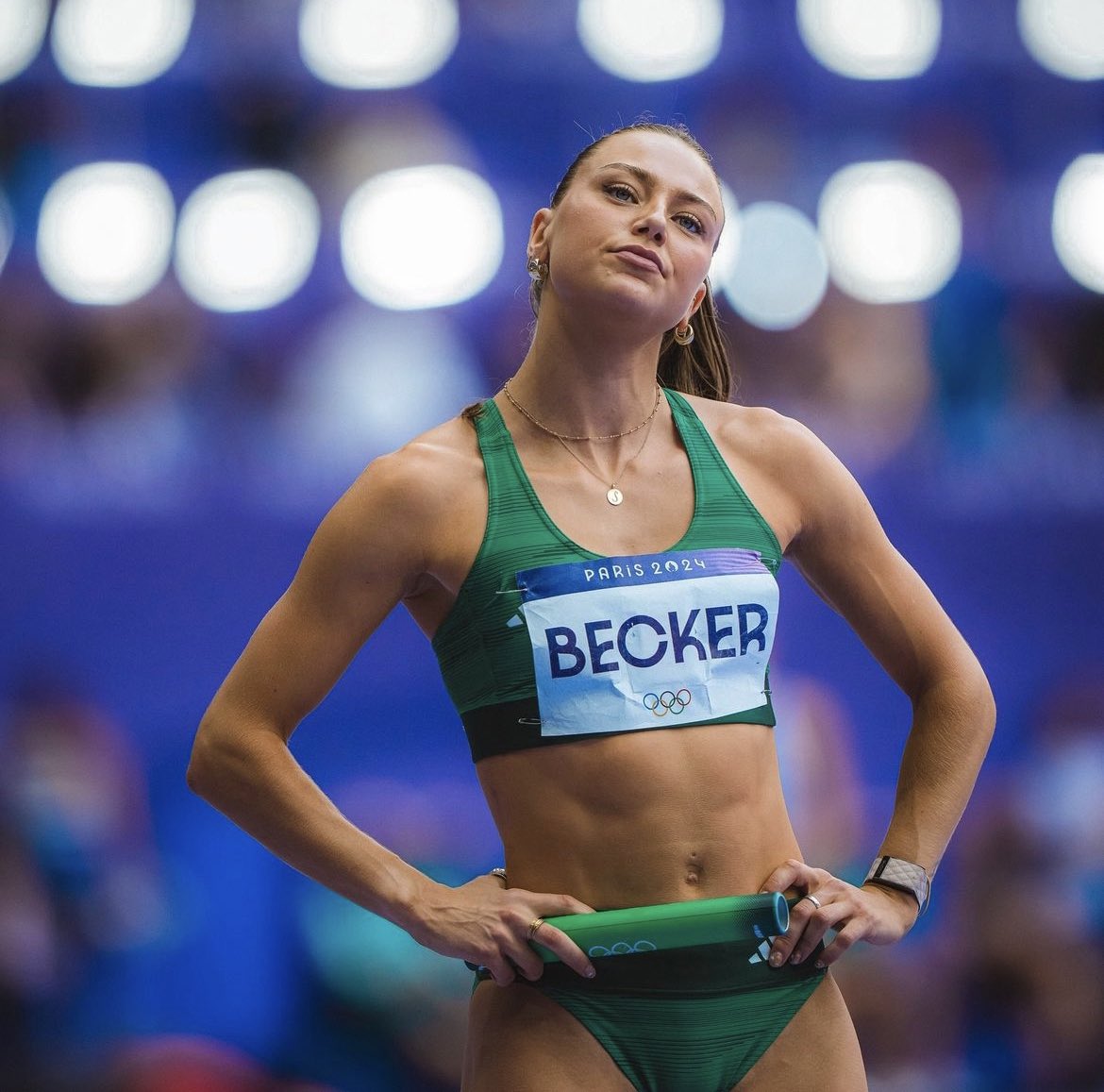 Sophie Becker (27), irlandesa, atletismo 400m, 4x400 femenino y 4x400 mixto