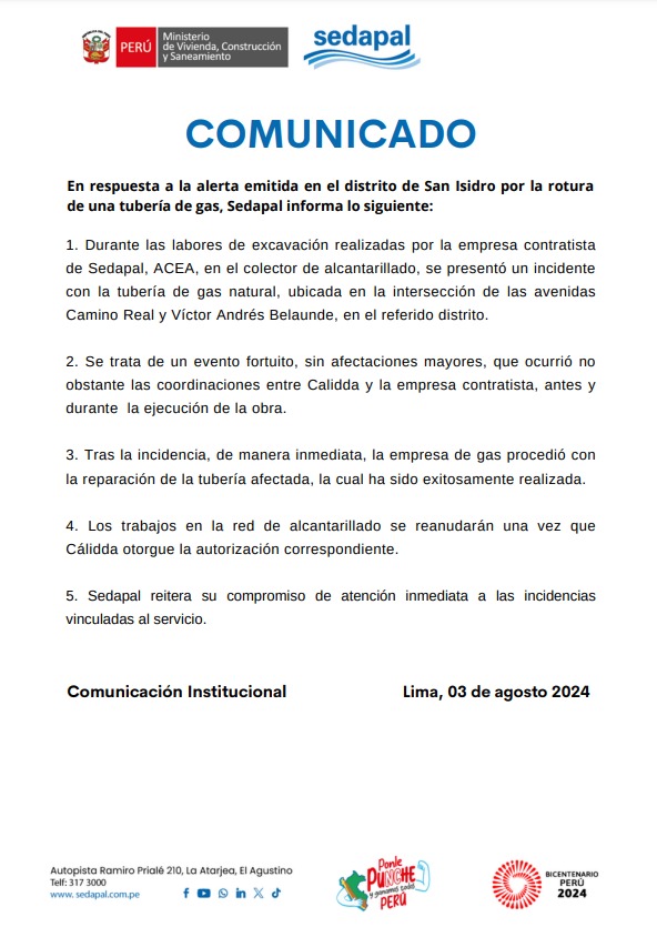 comunicado