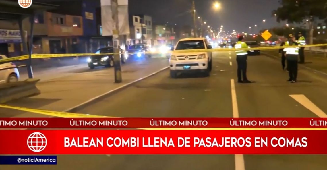 El conductor resultó muerto mientras que su compañero presenta una herida de bala en la oreja. 