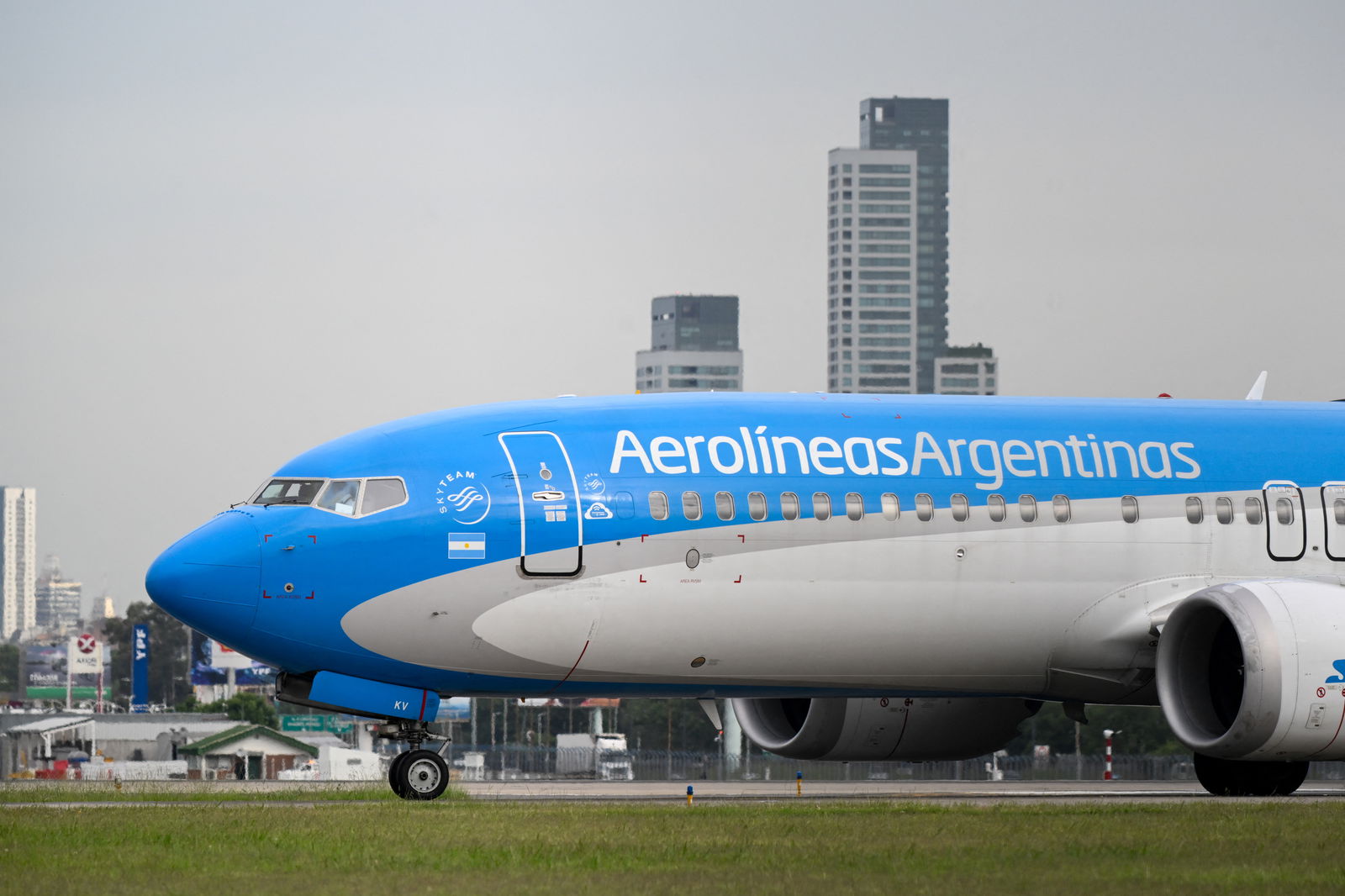 Aerolíneas Argentinas. (AFP)