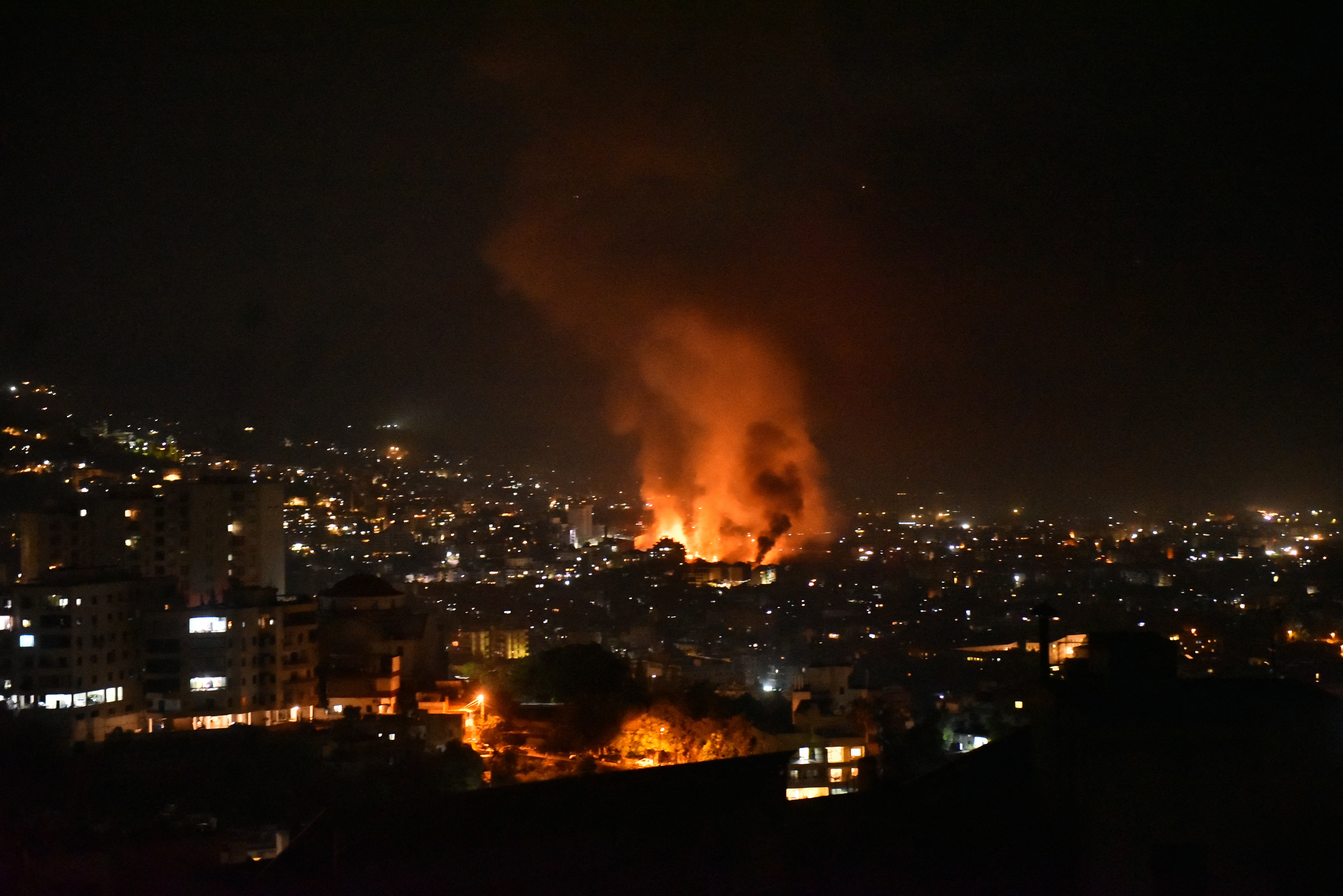 Bombardeo en Beirut