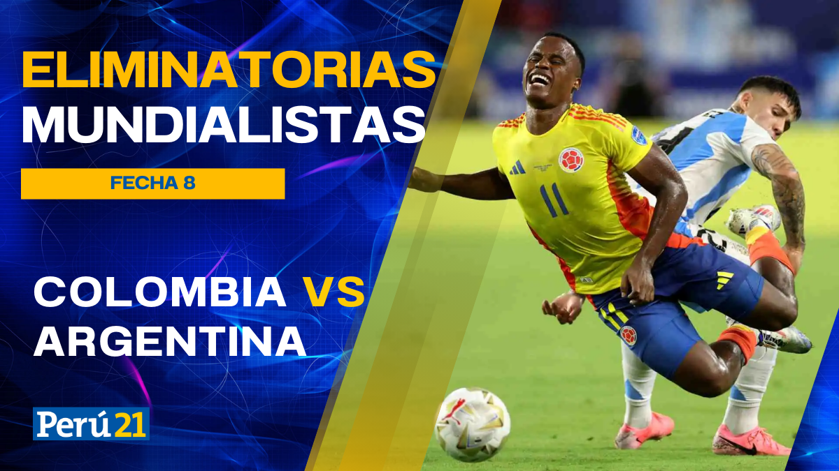 Colombia vs Argentina por la fecha 8 de las Eliminatorias