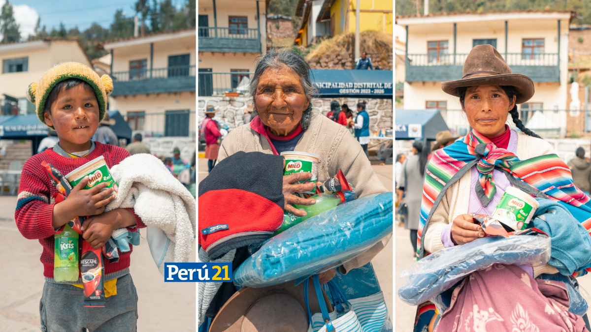 Campaña solidaria brinda ayuda a población afectada por heladas en Cusco  