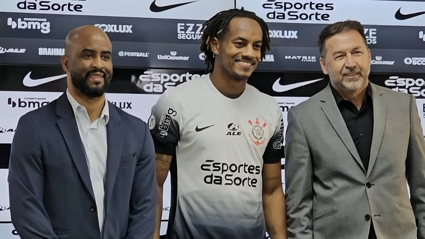 André Carrillo inicia su aventura en el Corinthians con grandes expectativas