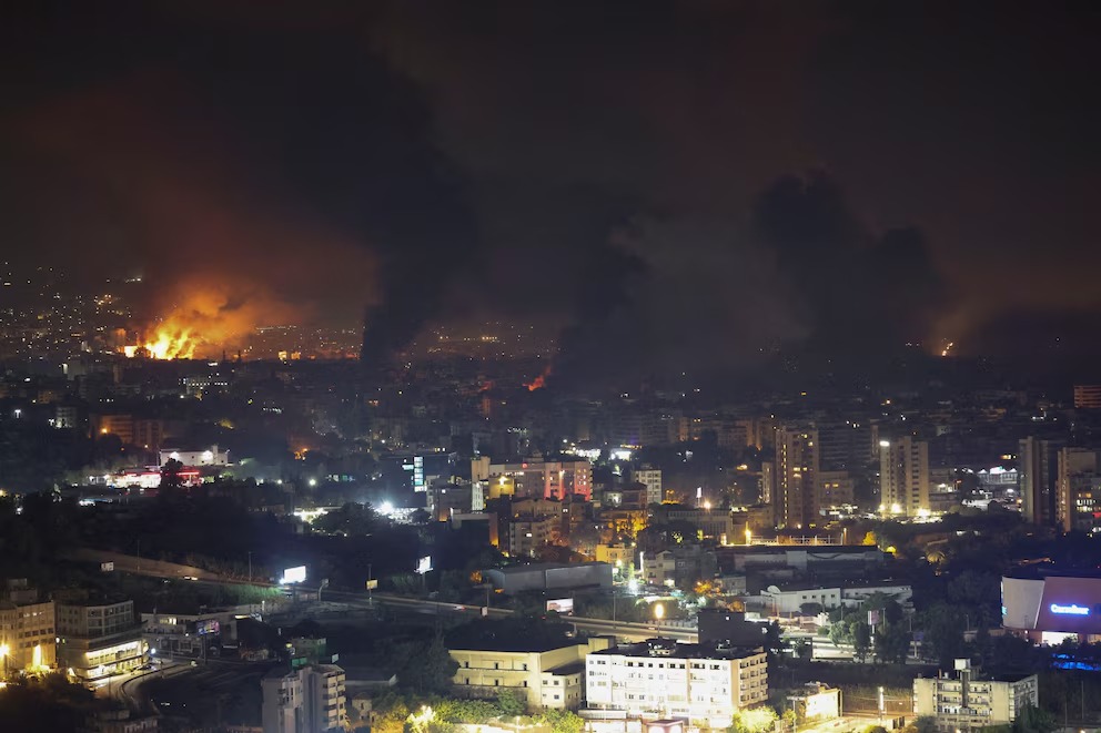 Bombardeo en Beirut