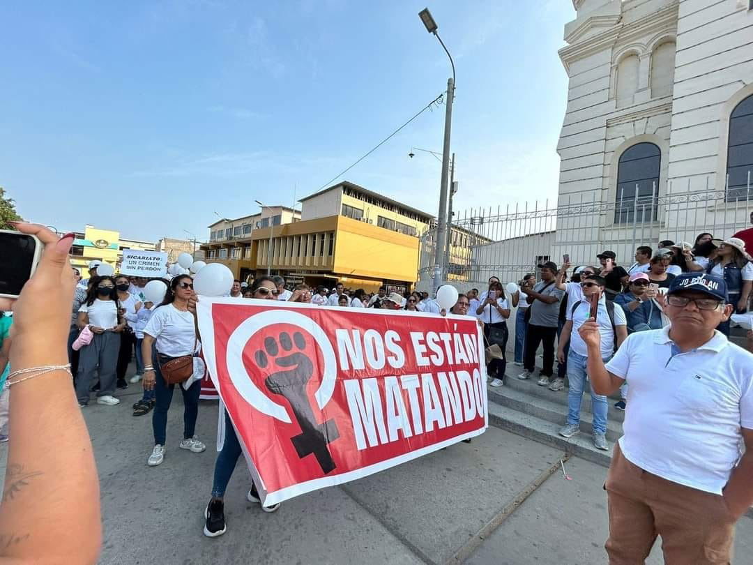 Protesta en Sullana. 