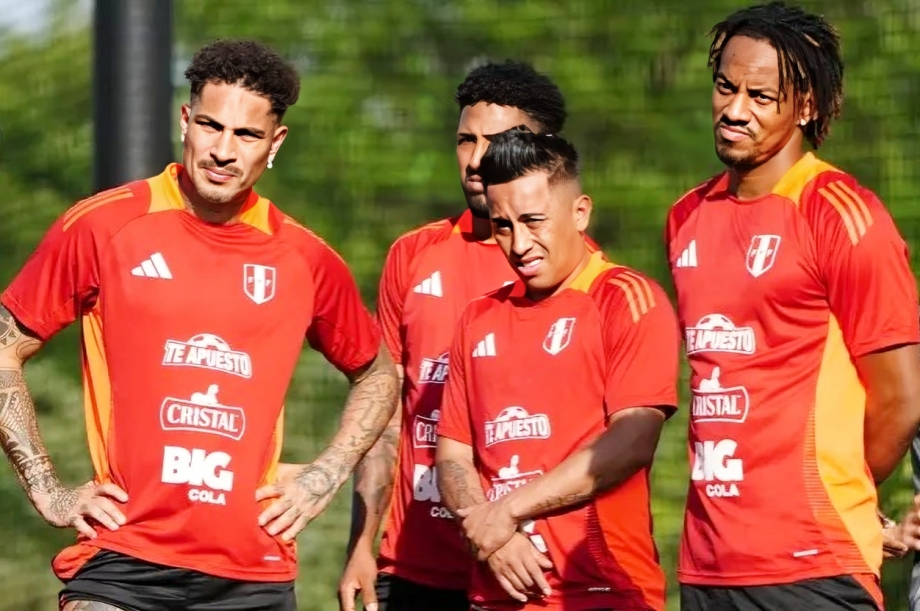 Paolo Guerrero, Christian Cueva y André Carrillo