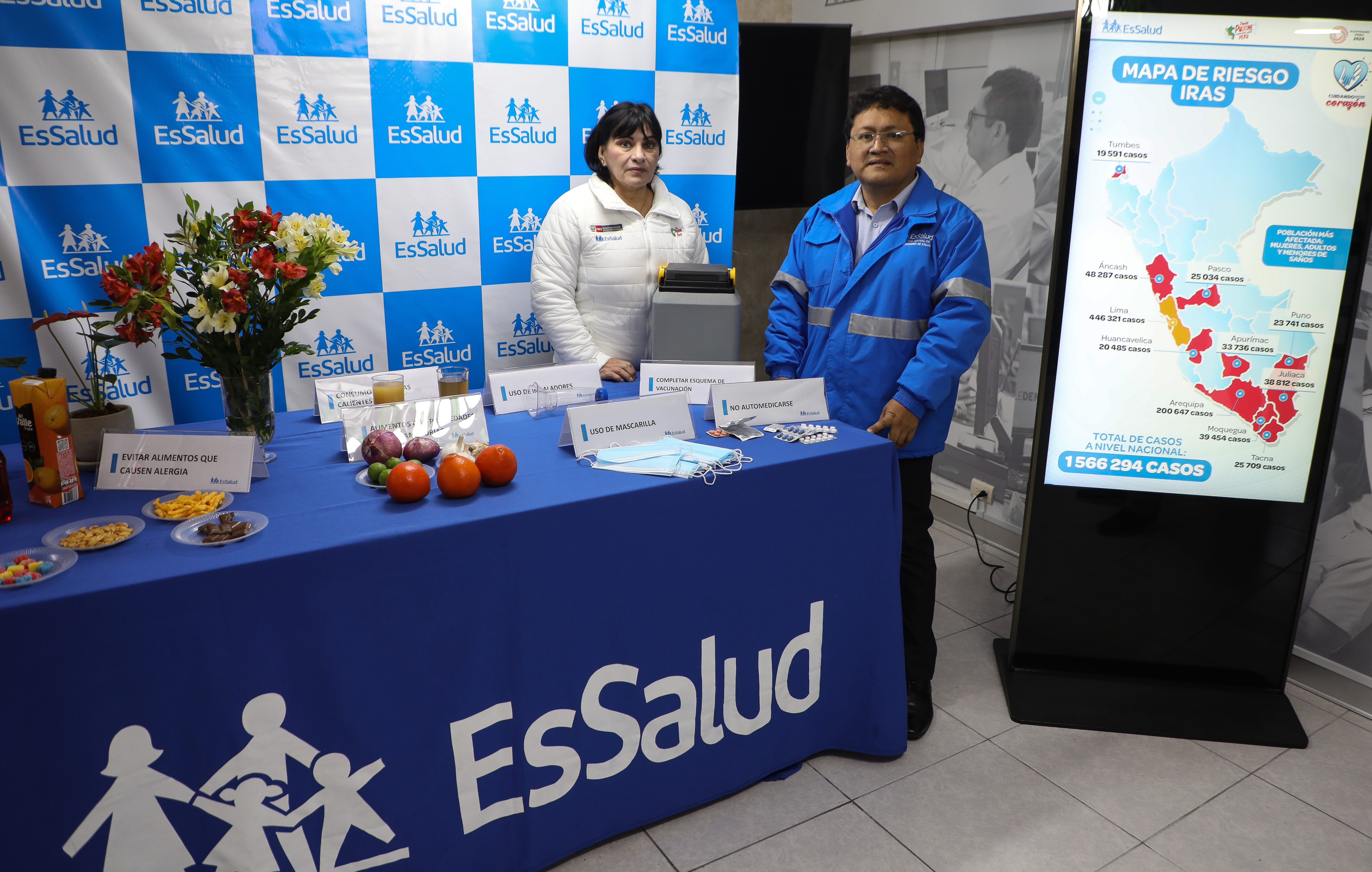 EsSalud advierte sobre aumento de casos de enfermedades respiratorias.