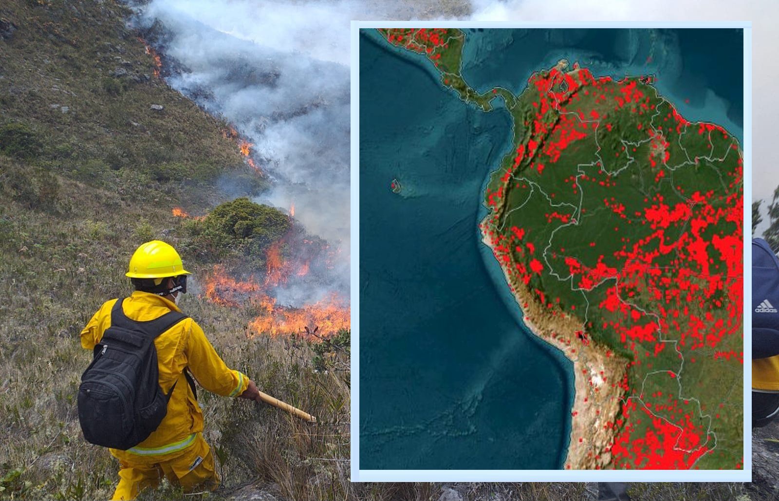 Incendios desde el cielo