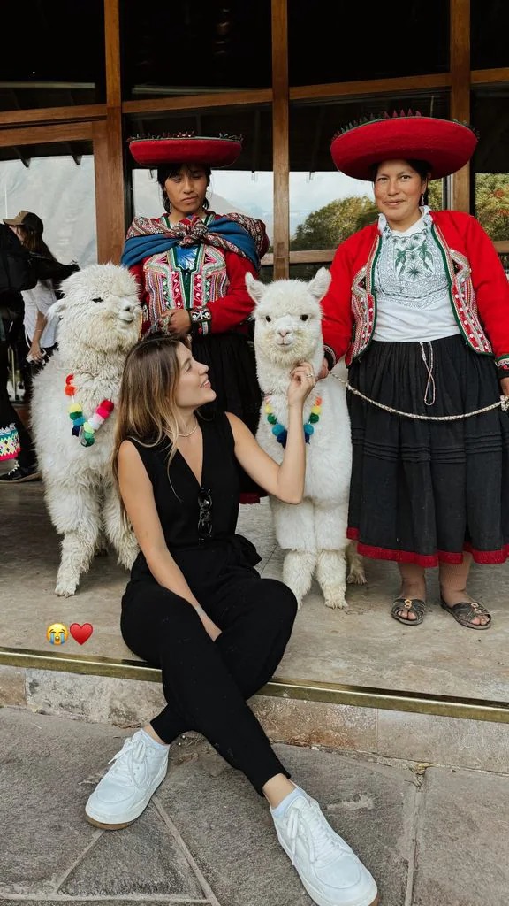 Se enamoró de las alpacas. 