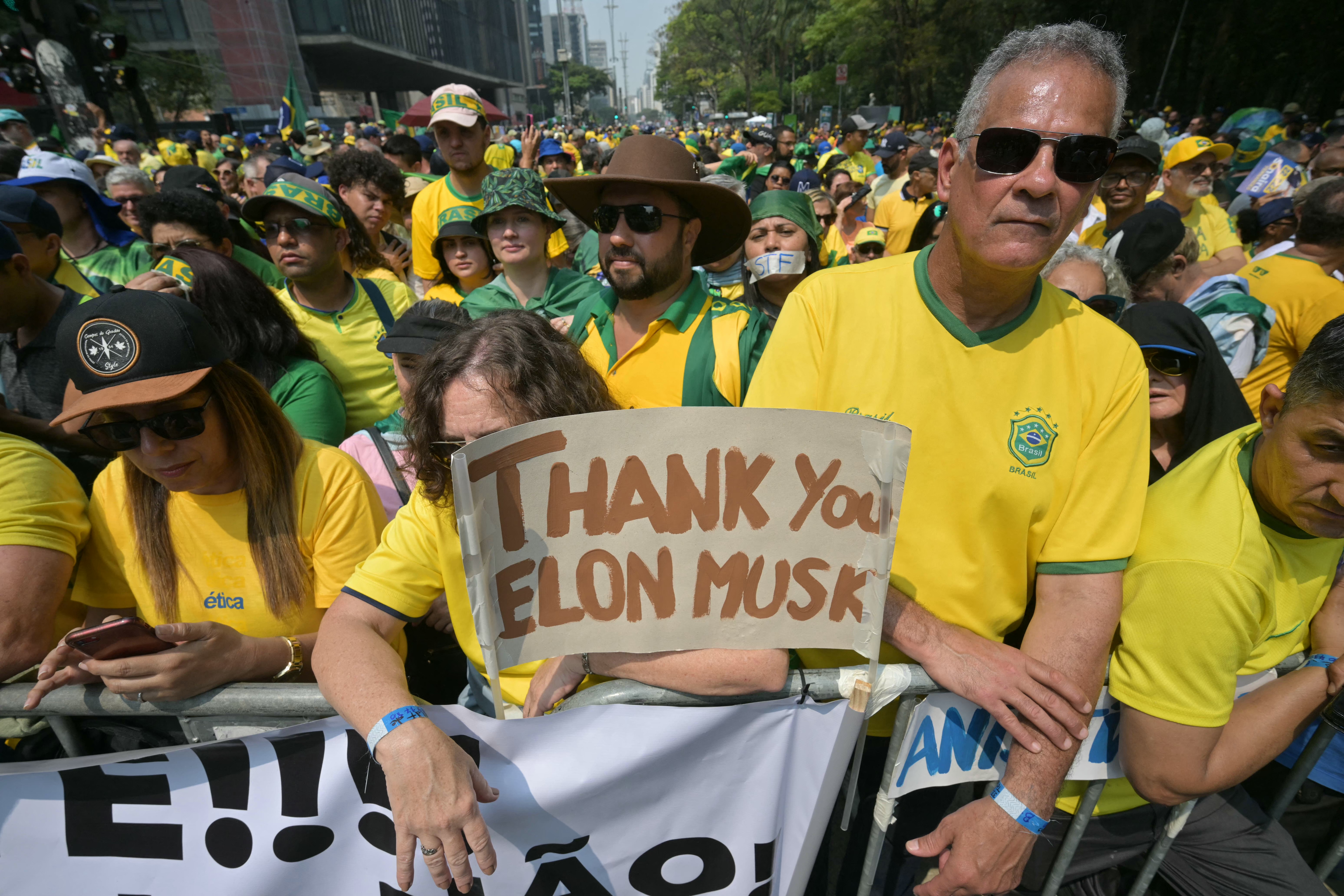 X en Brasil. (AFP)