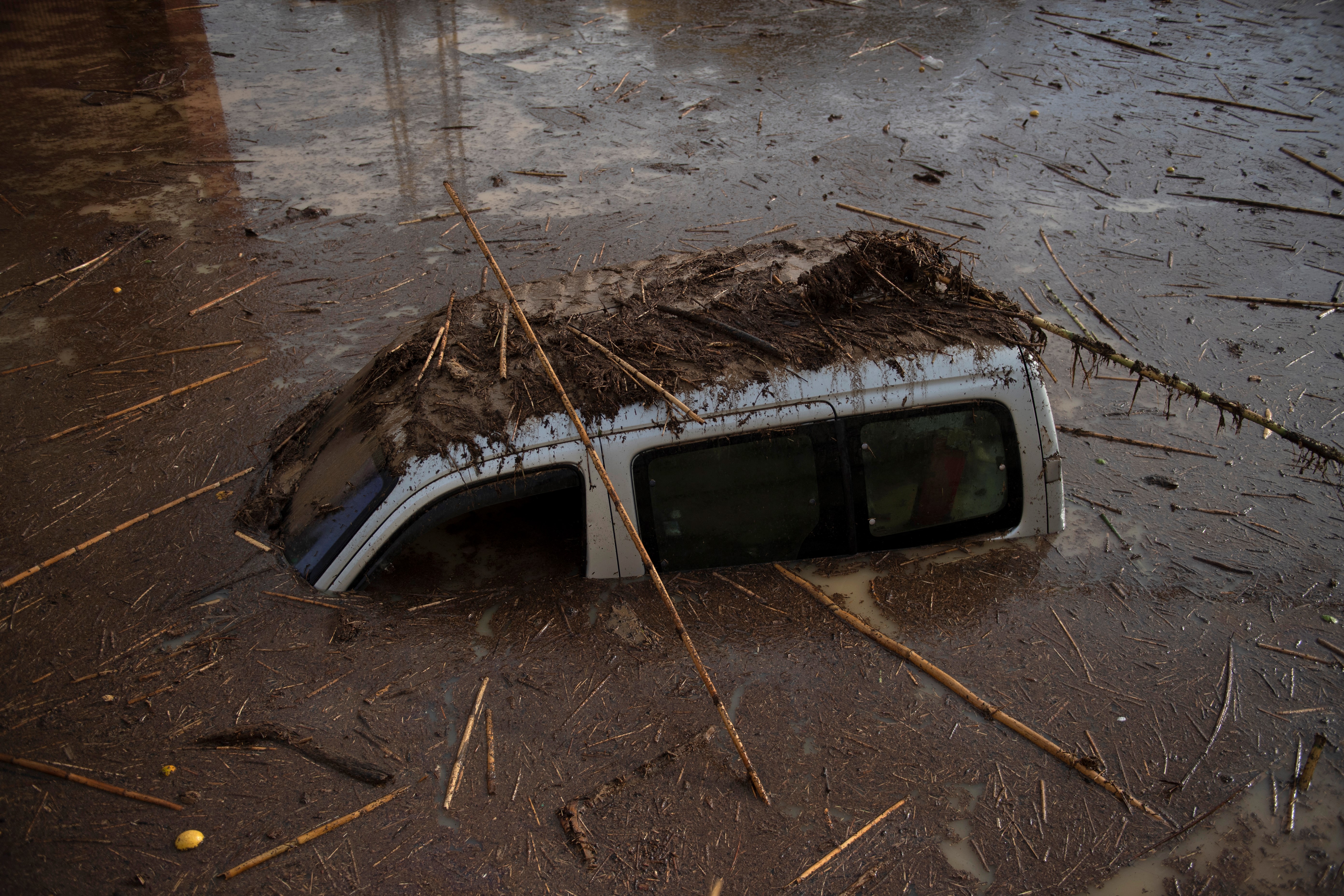 Inundaciones en España. Foto: AFP