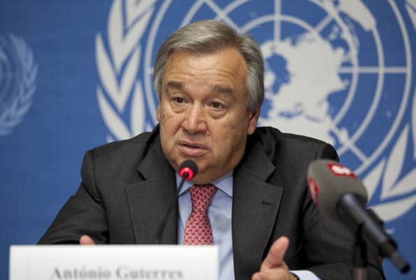 Antonio Guterres, secretario general de la ONU.