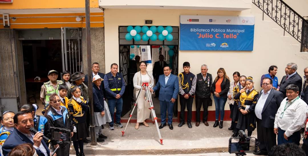 Apertura de biblioteca de BNP en Huarochirí