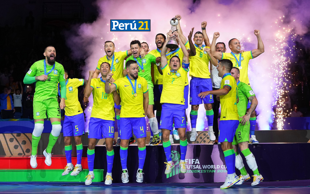 Brasil venció 2-1 a Argentina y es campeón del mundo futsal