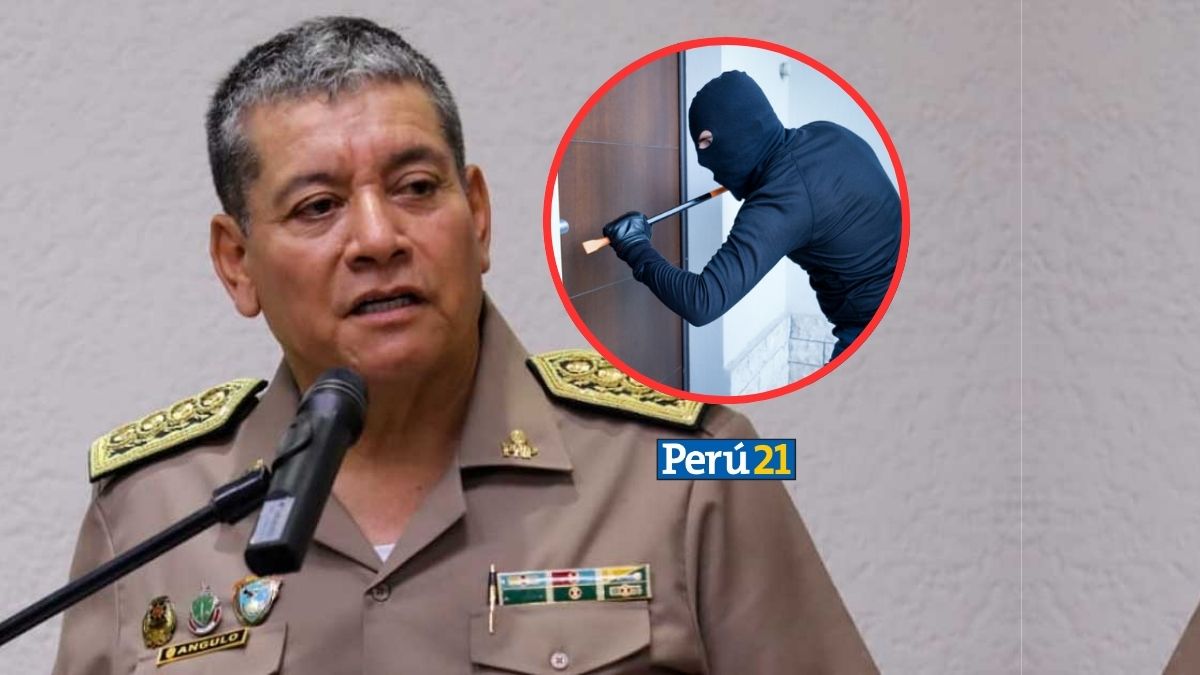 Comandante PNP Jorge Angulo denuncia robo de su casa