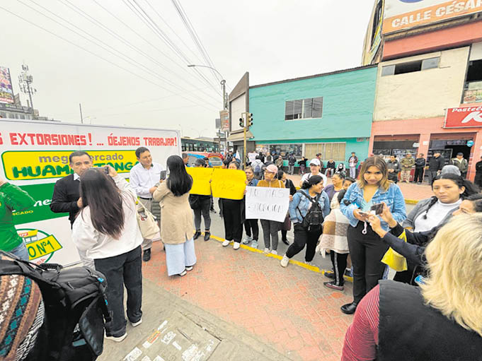 Comerciantes de Puente Piedra.