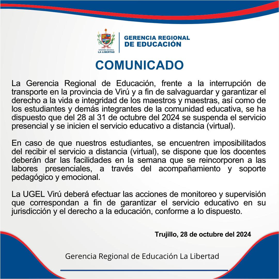 comunicado municipalidad piura poechos