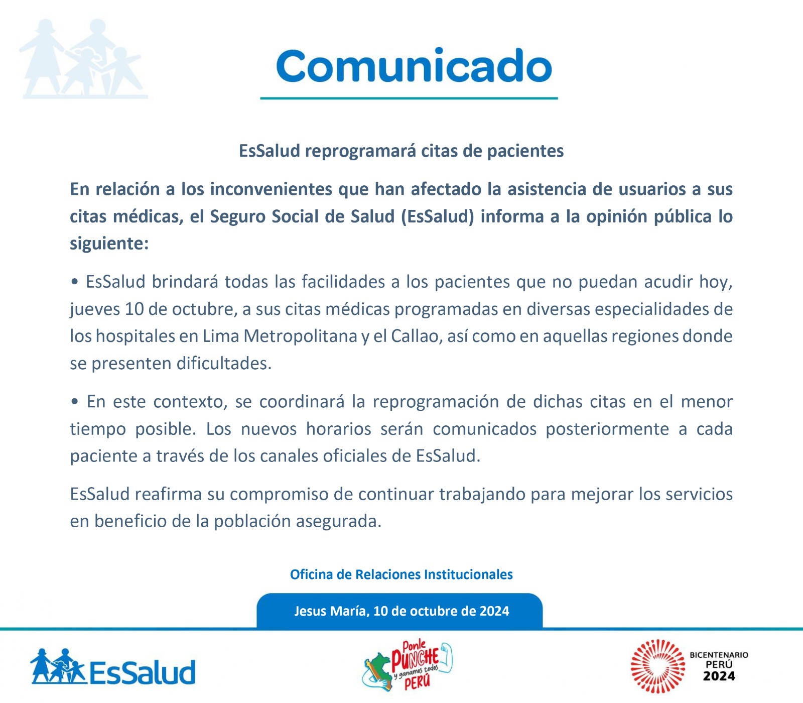 Comunicado 