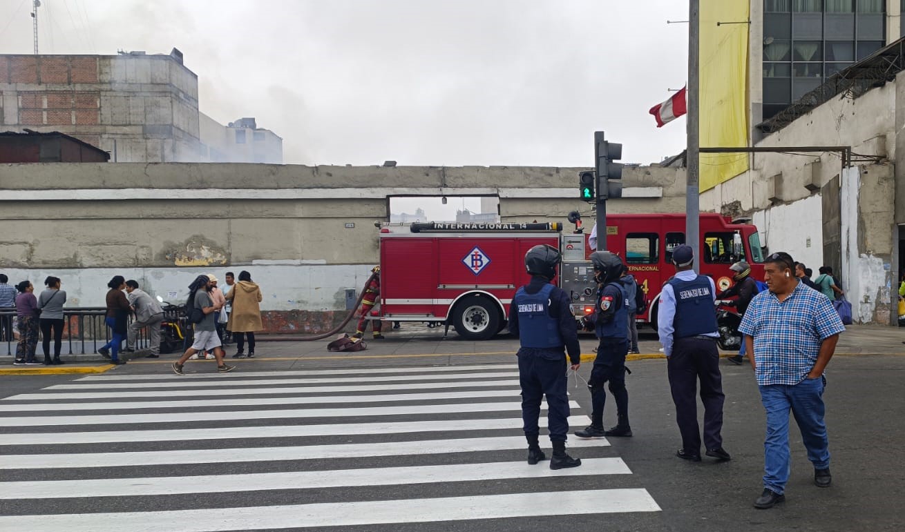 Incendio en Lima