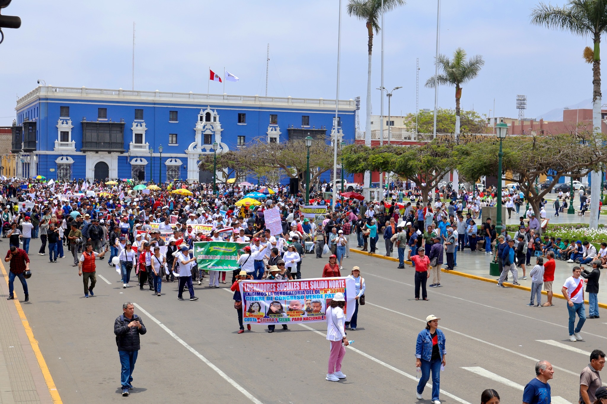 paro de transportistas trujillo