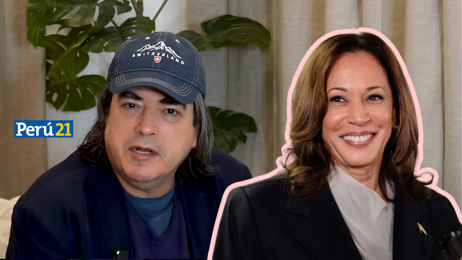 El presentador de televisión señaló que Kamala le cae "naturalmente bien".