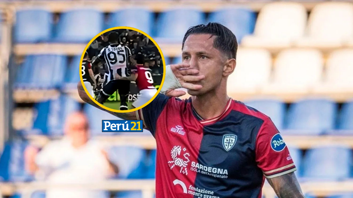 Lapadula se volvió a golpear la nariz en un partido