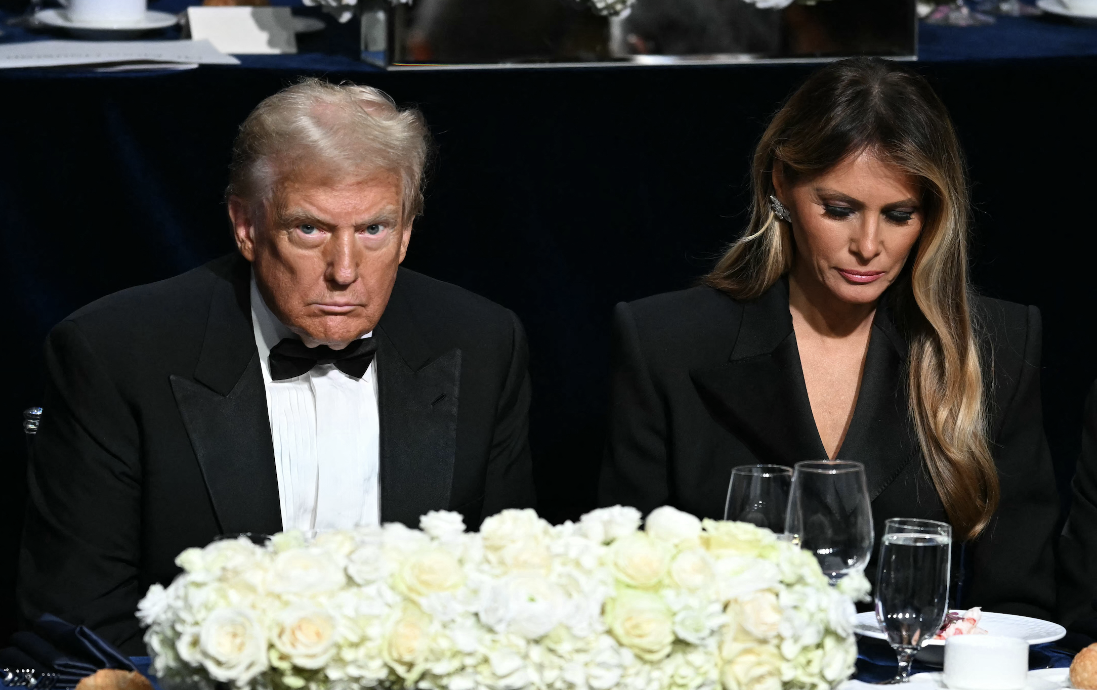 Melania y Donald Trump. FoTO: AFP