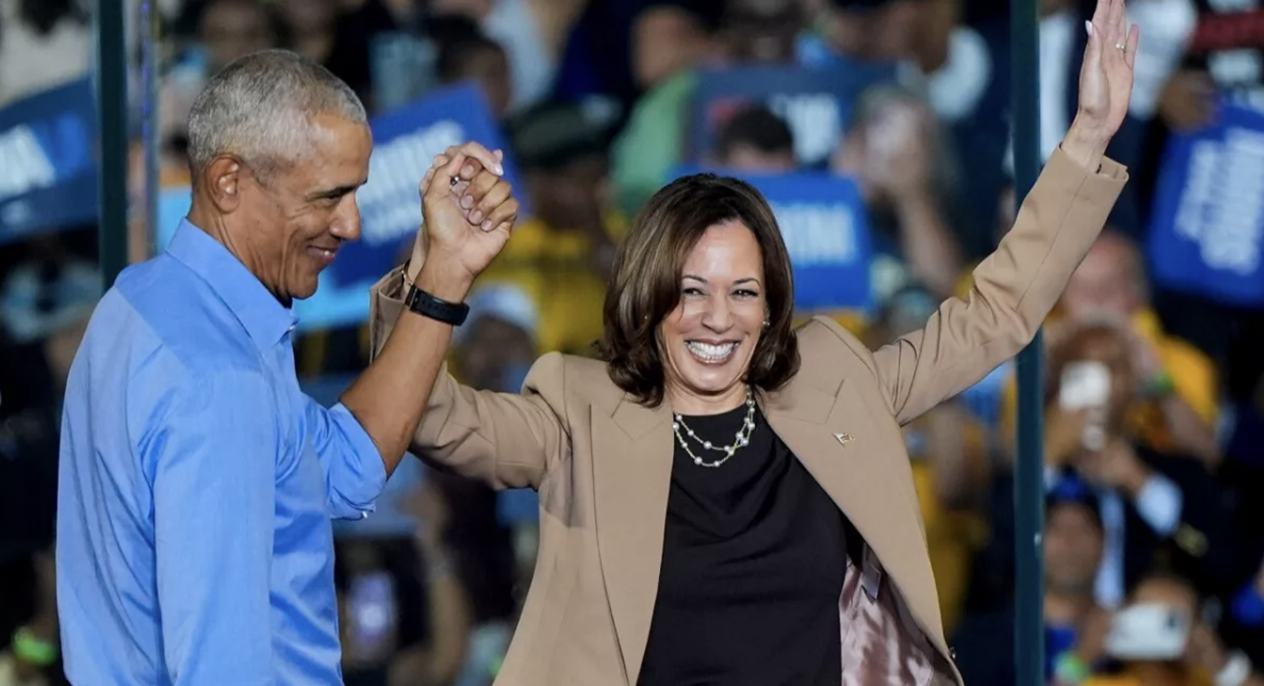 Obama y Harris