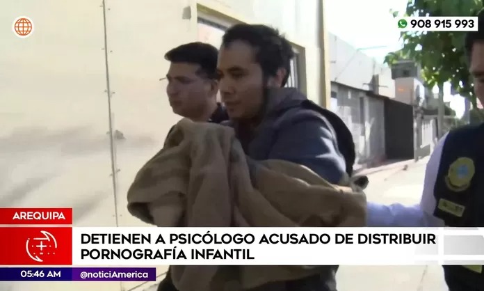 Psicólogo detenido.